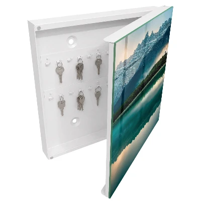 Schlüsselschrank Spiegelung des Berges