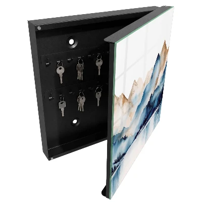 Schlüsselschrank für den Flur Aquarellberge