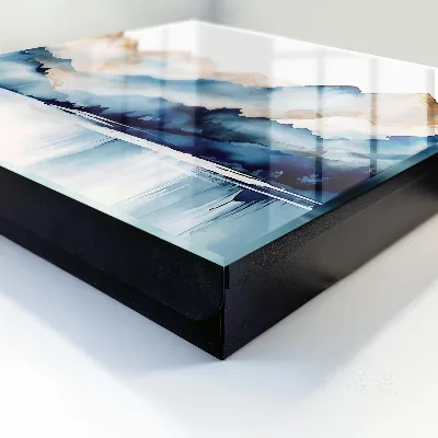 Schlüsselschrank für den Flur Aquarellberge