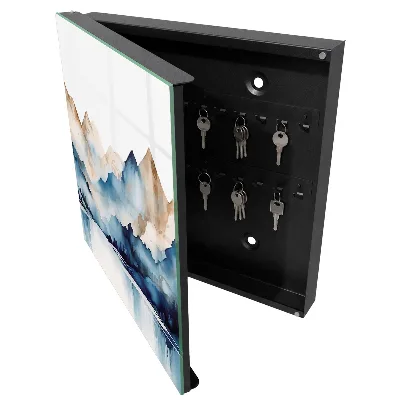 Schlüsselschrank für den Flur Aquarellberge
