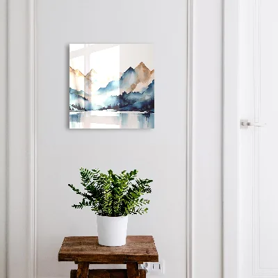 Schlüsselschrank für den Flur Aquarellberge