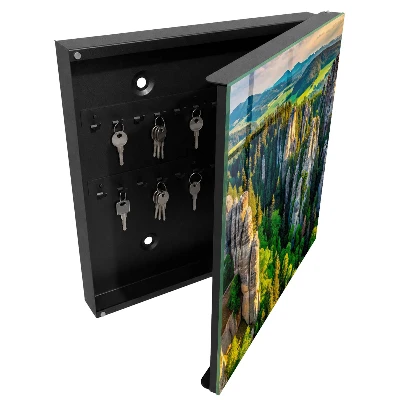 Schlüsselschrank Felsen und Wald