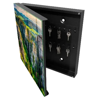 Schlüsselschrank Felsen und Wald