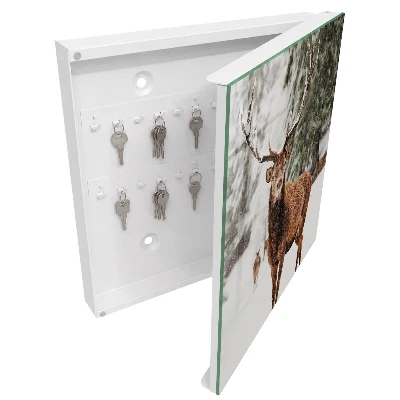 Schlüsselschrank für den Flur Winterhirsch