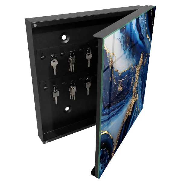 Schlüsselschrank für den Flur Marineblaue Streifen
