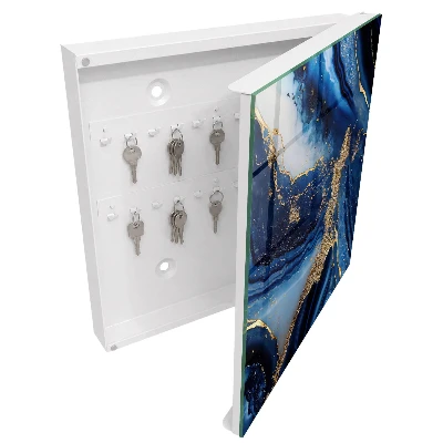 Schlüsselschrank für den Flur Marineblaue Streifen