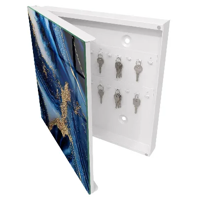 Schlüsselschrank für den Flur Marineblaue Streifen