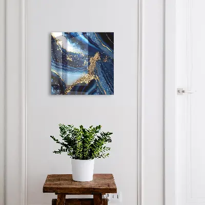 Schlüsselschrank für den Flur Marineblaue Streifen