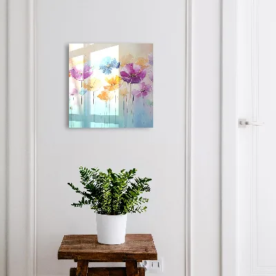 Schlüsselschrank für den Flur Bunte Blumen