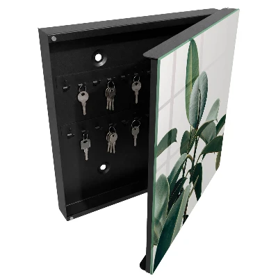 Schlüsselschrank für den Flur Ficusblätter