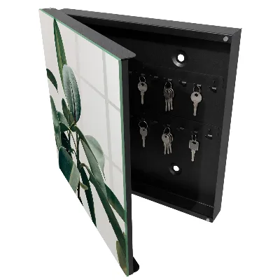 Schlüsselschrank für den Flur Ficusblätter