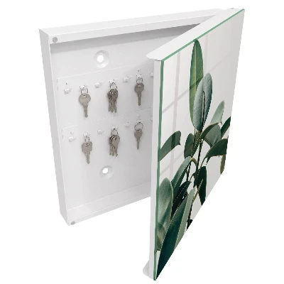 Schlüsselschrank für den Flur Ficusblätter