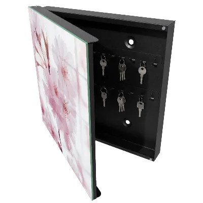 Schlüsselschrank für den Flur Kirschblüten