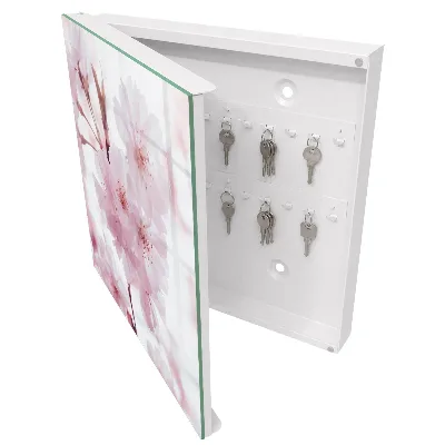 Schlüsselschrank für den Flur Kirschblüten
