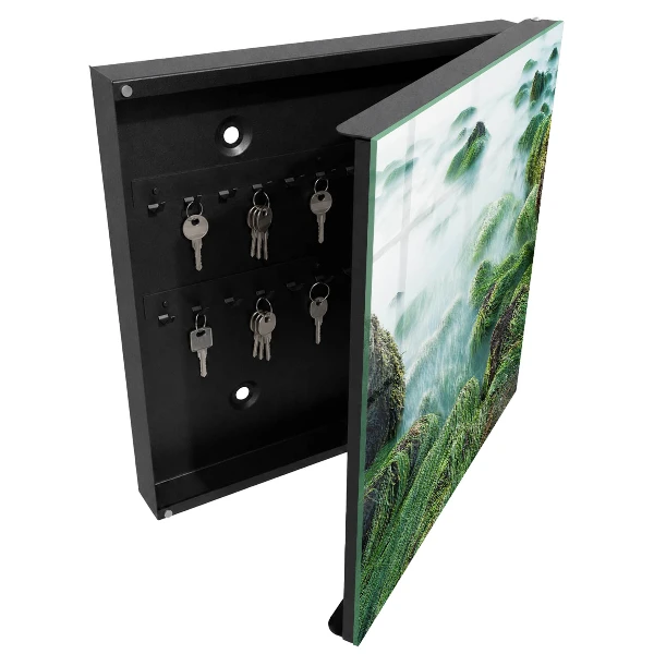 Schlüsselschrank Grüne Wellen
