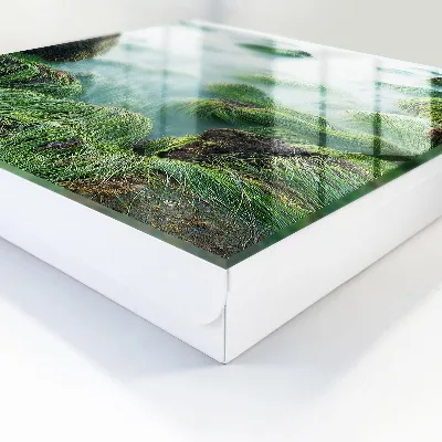 Schlüsselschrank Grüne Wellen