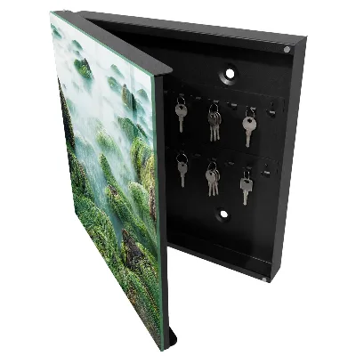 Schlüsselschrank Grüne Wellen