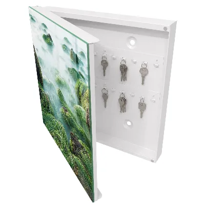 Schlüsselschrank Grüne Wellen