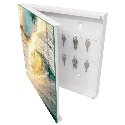 Schlüsselschrank für den Flur Meereswelle