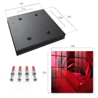 Schlüsselschrank Rosen-Nahaufnahme