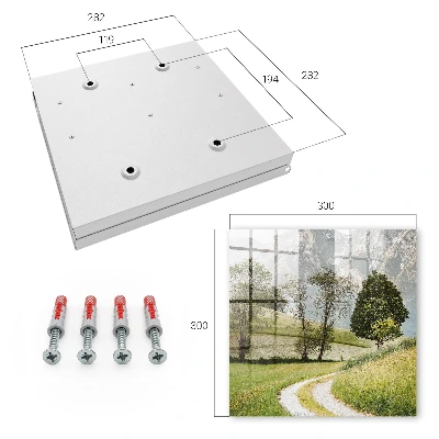 Schlüsselschrank für den Flur Berglandschaft