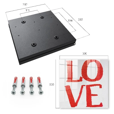 Schlüsselschrank für den Flur Rote Liebe