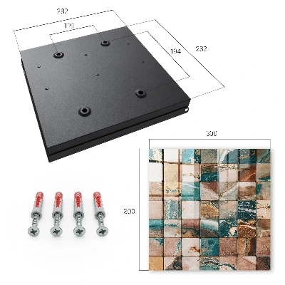 Schlüsselschrank für den Flur Tonales Mosaik