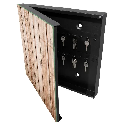 Schlüsselkasten modern Holzbretter
