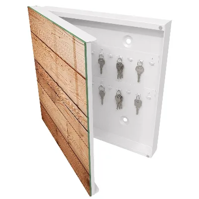 Schlüsselschrank Holzbretter