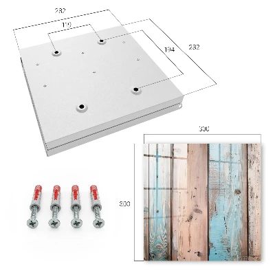 Schlüsselkasten modern Pastellfarbenes Holz
