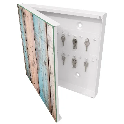 Schlüsselkasten modern Pastellfarbenes Holz
