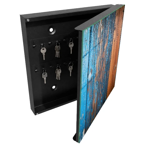 Schlüsselschrank Holzstruktur