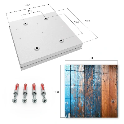 Schlüsselschrank Holzstruktur