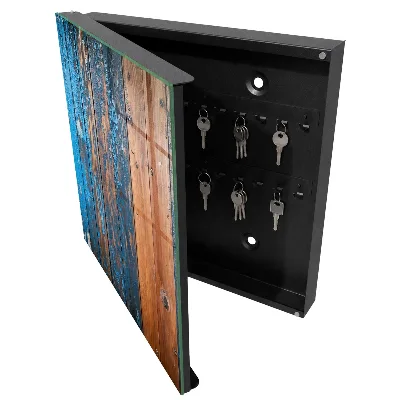 Schlüsselschrank Holzstruktur