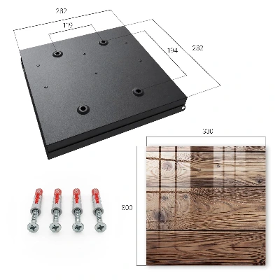Schlüsselschrank für den Flur Holzmuster