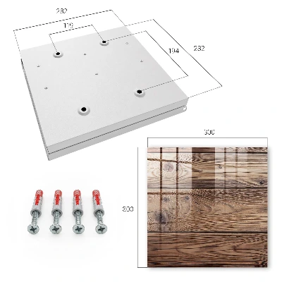 Schlüsselschrank für den Flur Holzmuster