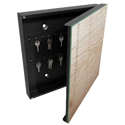 Schlüsselkasten modern Holzstruktur