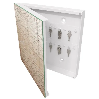Schlüsselkasten modern Holzstruktur