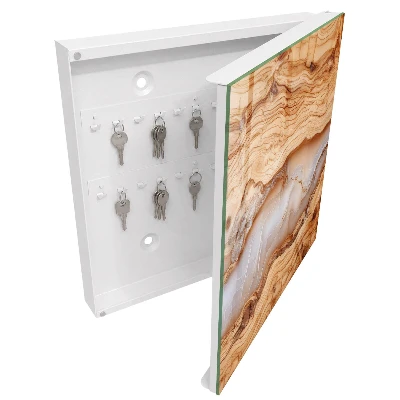 Schlüsselschrank für den Flur Holzmuster