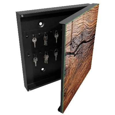 Schlüsselkasten modern Holzstruktur