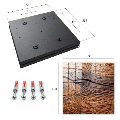 Schlüsselkasten modern Holzstruktur