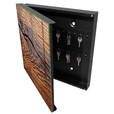 Schlüsselkasten modern Holzstruktur