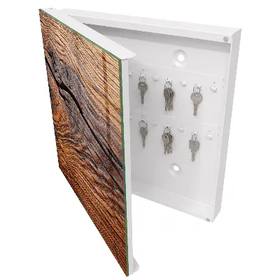 Schlüsselkasten modern Holzstruktur