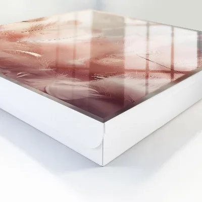 Schlüsselschrank für den Flur Pastellfarbene Federn