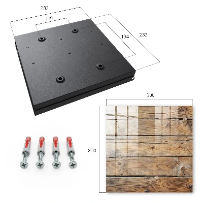 Schlüsselschrank für den Flur Holzbretter