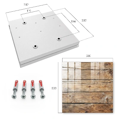 Schlüsselschrank für den Flur Holzbretter