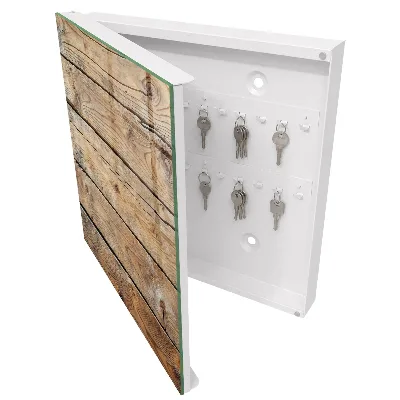 Schlüsselschrank für den Flur Holzbretter