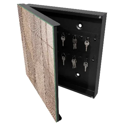 Schlüsselschrank für den Flur Texturwellen