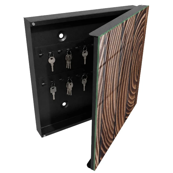 Schlüsselkasten modern Holzwellen