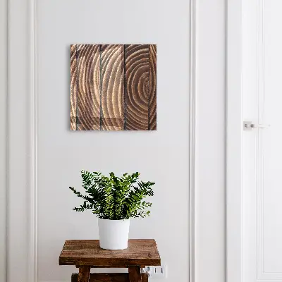 Schlüsselkasten modern Holzwellen